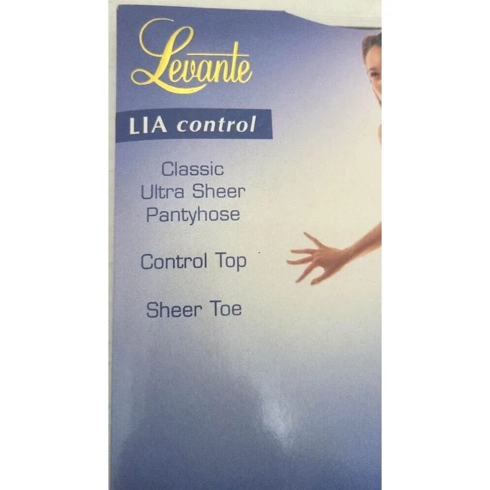 LEVANTE LOT of 3 LIA CONTROL TOP 2 MEDIUM CLASSIC ULTRA SHEER PANTYHOSE …
